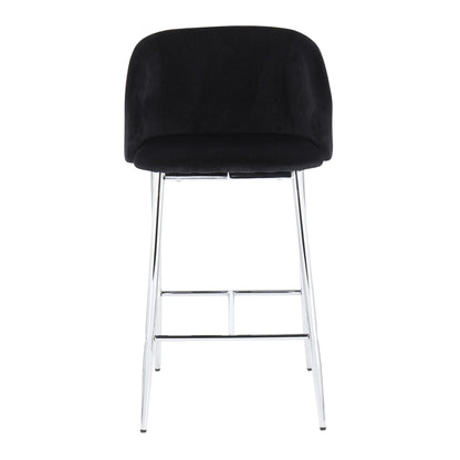 Majestic Office Furniture 26" Fixed-Height Counter Stool - Set of 2
