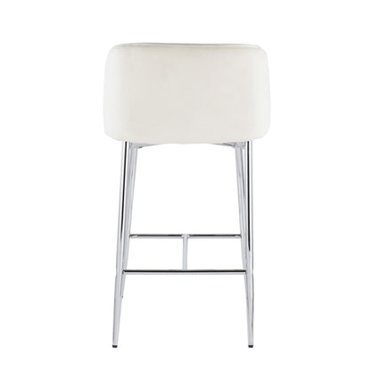 Majestic Office Furniture 26" Fixed-Height Counter Stool - Set of 2
