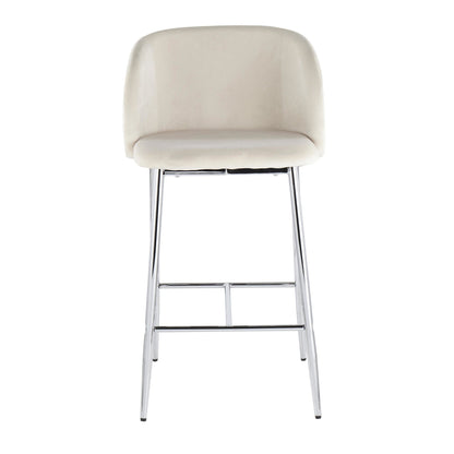 Majestic Office Furniture 26" Fixed-Height Counter Stool - Set of 2
