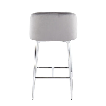 Majestic Office Furniture 26" Fixed-Height Counter Stool - Set of 2