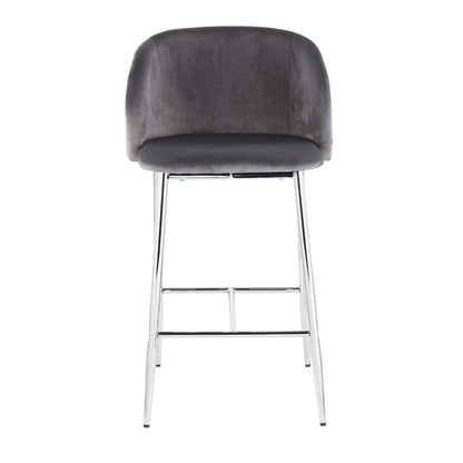 Majestic Office Furniture 26" Fixed-Height Counter Stool - Set of 2