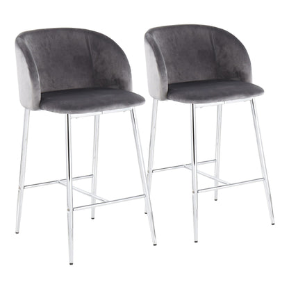 Majestic Office Furniture 26" Fixed-Height Counter Stool - Set of 2