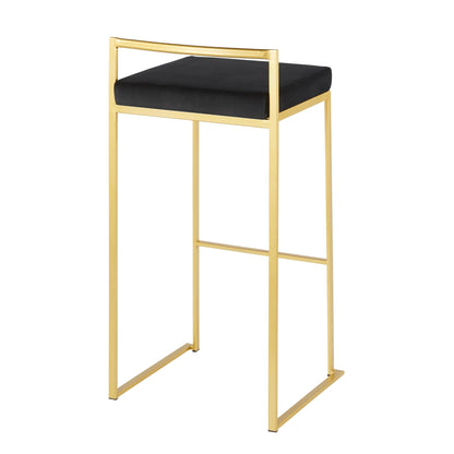 Majestic Office Furniture Stacker 30" Fixed-Height Barstool - Set of 2