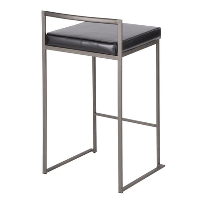 Majestic Office Furniture Stacker 26" Fixed-Height Counter Stool - Set of 2