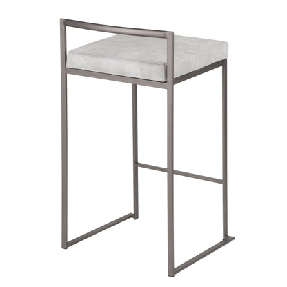 Majestic Office Furniture Stacker 26" Fixed-Height Counter Stool - Set of 2