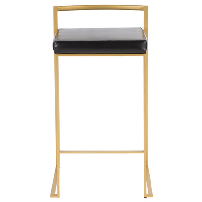Majestic Office Furniture Stacker 26" Fixed-Height Counter Stool - Set of 2