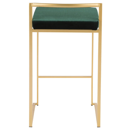 Majestic Office Furniture Stacker 26" Fixed-Height Counter Stool - Set of 2