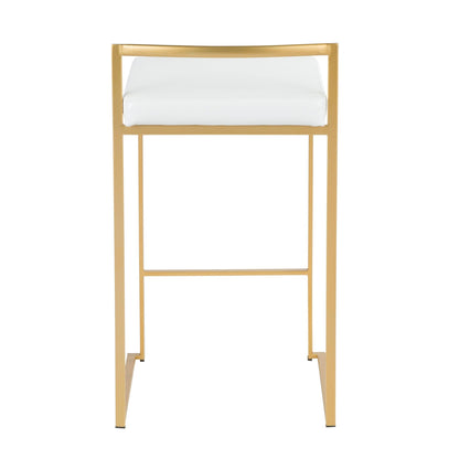 Majestic Office Furniture Stacker 26" Fixed-Height Counter Stool - Set of 2