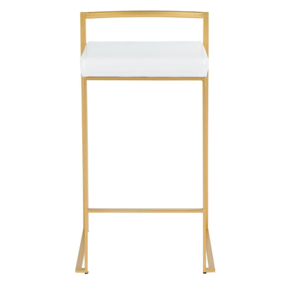 Majestic Office Furniture Stacker 26" Fixed-Height Counter Stool - Set of 2