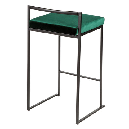 Majestic Office Furniture Stacker 26" Fixed-Height Counter Stool - Set of 2