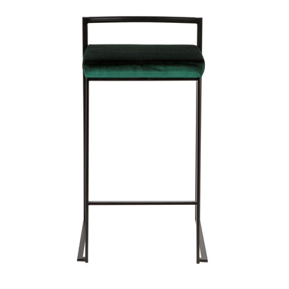 Majestic Office Furniture Stacker 26" Fixed-Height Counter Stool - Set of 2