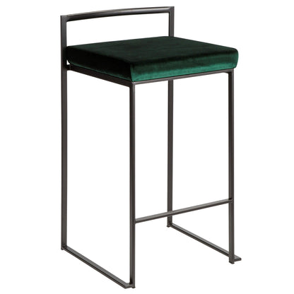 Majestic Office Furniture Stacker 26" Fixed-Height Counter Stool - Set of 2