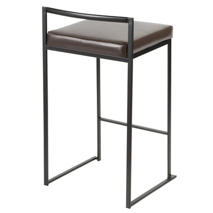 Majestic Office Furniture Stacker 26" Fixed-Height Counter Stool - Set of 2