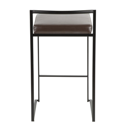 Majestic Office Furniture Stacker 26" Fixed-Height Counter Stool - Set of 2
