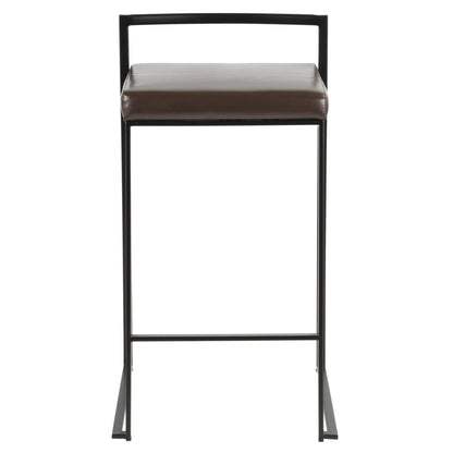 Majestic Office Furniture Stacker 26" Fixed-Height Counter Stool - Set of 2