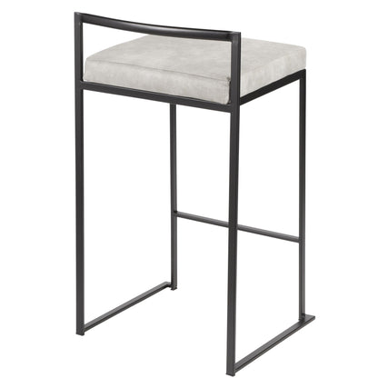 Majestic Office Furniture Stacker 26" Fixed-Height Counter Stool - Set of 2