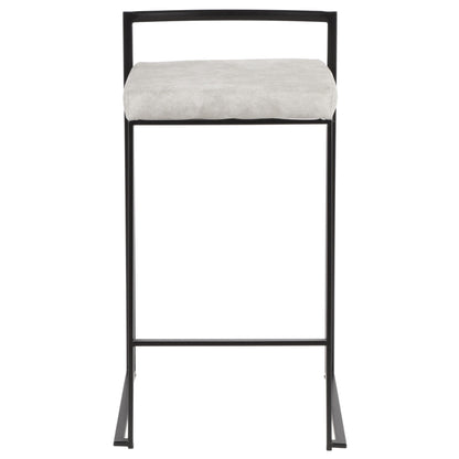 Majestic Office Furniture Stacker 26" Fixed-Height Counter Stool - Set of 2