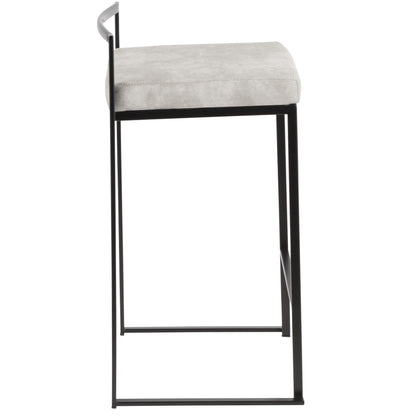 Majestic Office Furniture Stacker 26" Fixed-Height Counter Stool - Set of 2