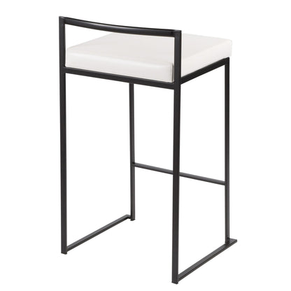 Majestic Office Furniture Stacker 26" Fixed-Height Counter Stool - Set of 2