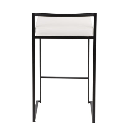 Majestic Office Furniture Stacker 26" Fixed-Height Counter Stool - Set of 2