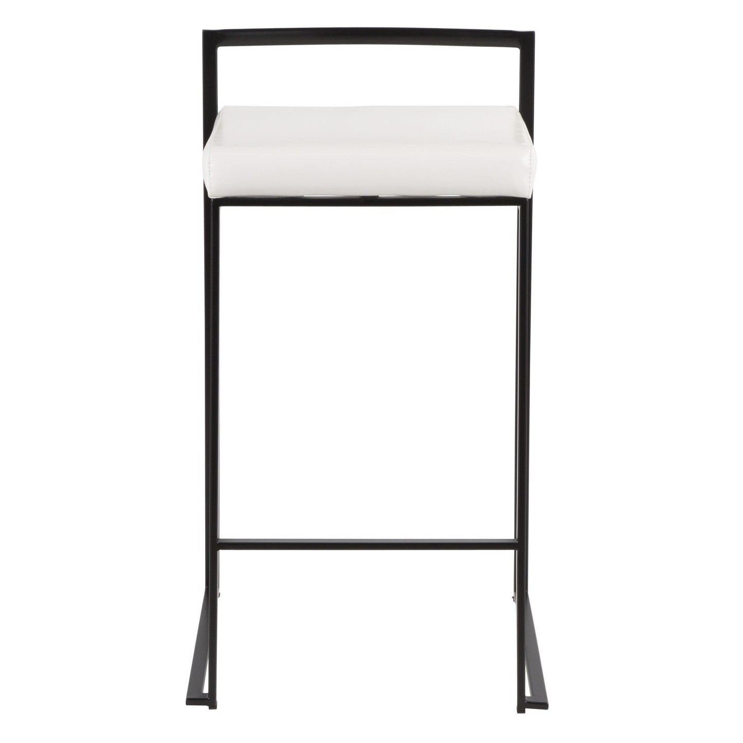 Majestic Office Furniture Stacker 26" Fixed-Height Counter Stool - Set of 2