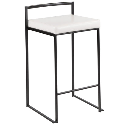Majestic Office Furniture Stacker 26" Fixed-Height Counter Stool - Set of 2