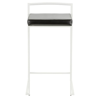 Majestic Office Furniture Stacker 26" Fixed-Height Counter Stool - Set of 2
