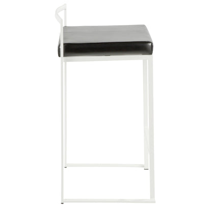 Majestic Office Furniture Stacker 26" Fixed-Height Counter Stool - Set of 2
