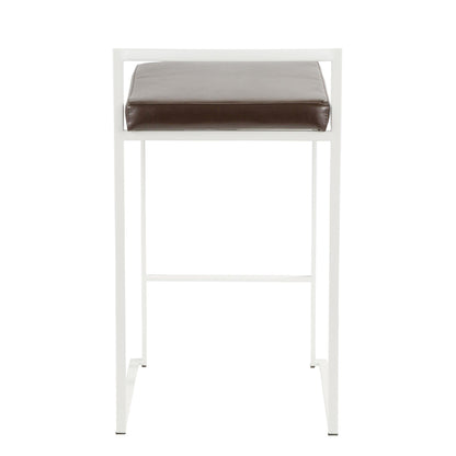 Majestic Office Furniture Stacker 26" Fixed-Height Counter Stool - Set of 2