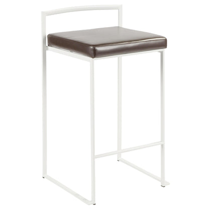 Majestic Office Furniture Stacker 26" Fixed-Height Counter Stool - Set of 2