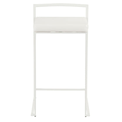 Majestic Office Furniture Stacker 26" Fixed-Height Counter Stool - Set of 2