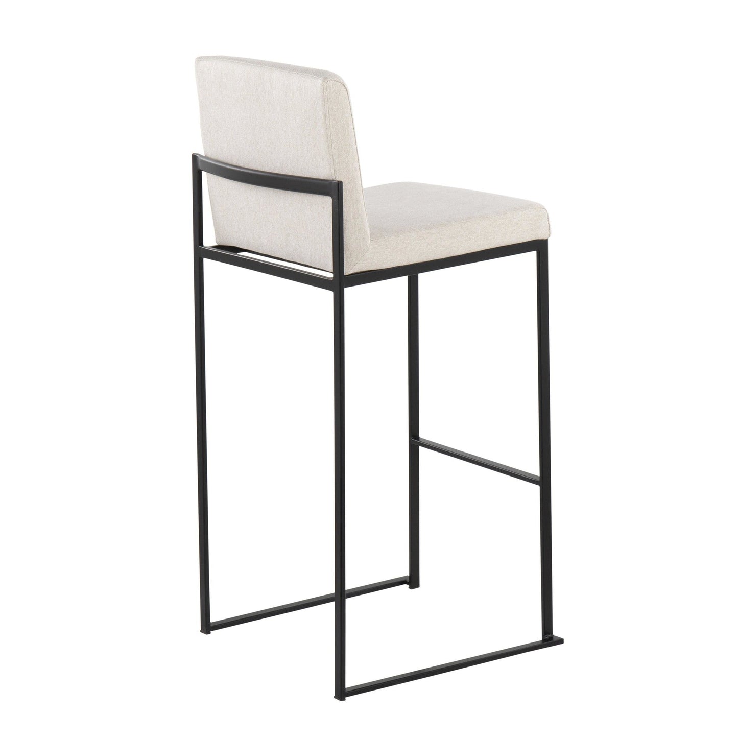 Majestic Office Furniture High Back 30" Fixed-Height Barstool - Set of 2