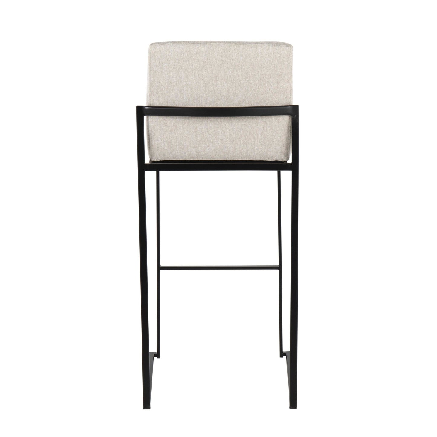 Majestic Office Furniture High Back 30" Fixed-Height Barstool - Set of 2