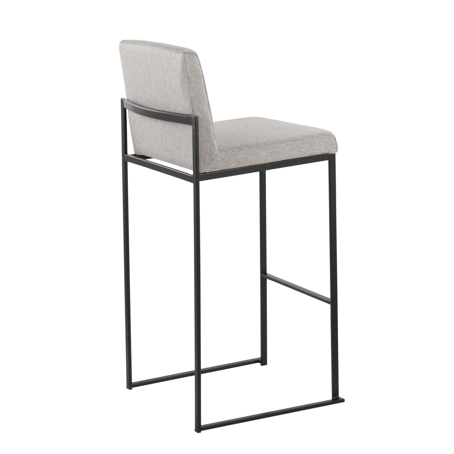 Majestic Office Furniture High Back 30" Fixed-Height Barstool - Set of 2