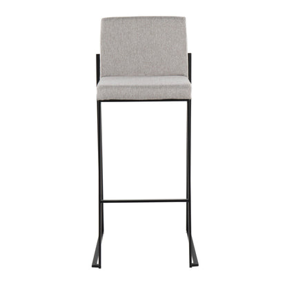 Majestic Office Furniture High Back 30" Fixed-Height Barstool - Set of 2