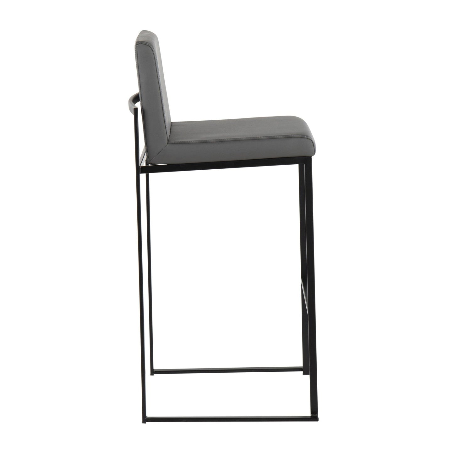 Majestic Office Furniture High Back 30" Fixed-Height Barstool - Set of 2
