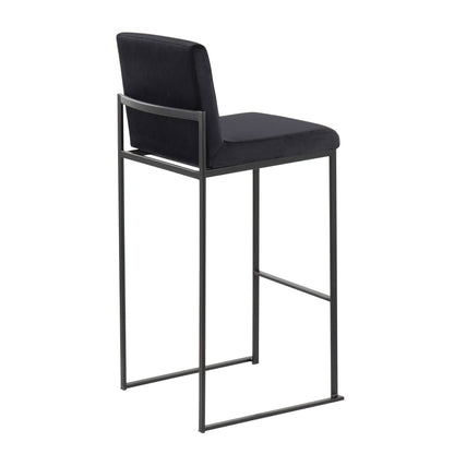 Majestic Office Furniture High Back 30" Fixed-Height Barstool - Set of 2