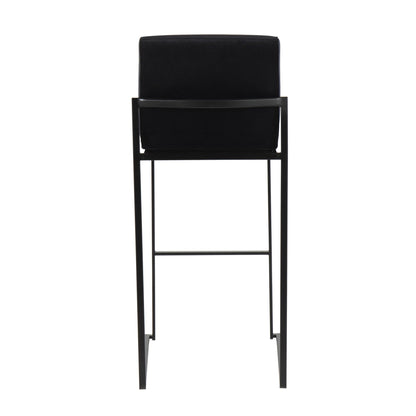 Majestic Office Furniture High Back 30" Fixed-Height Barstool - Set of 2