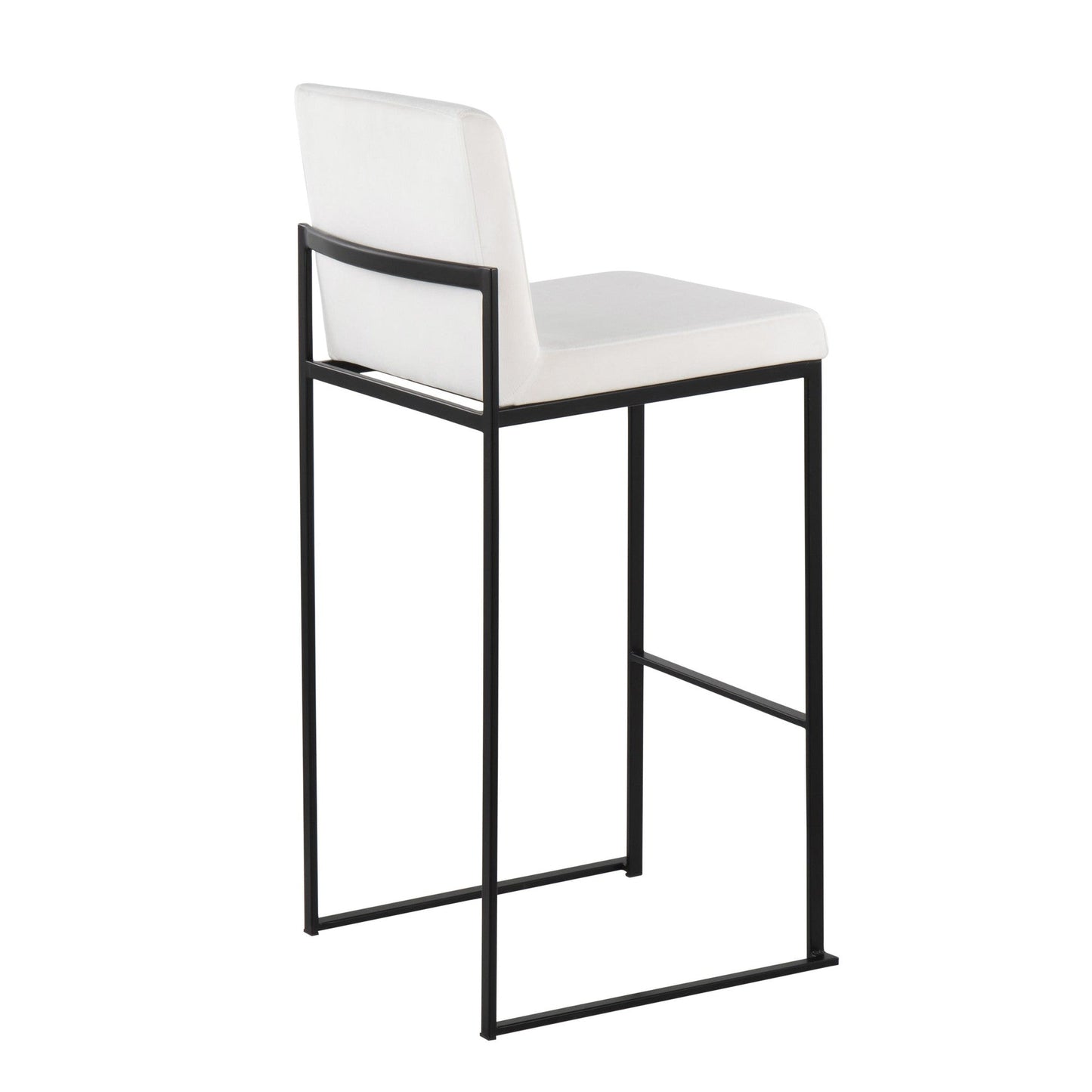 Majestic Office Furniture High Back 30" Fixed-Height Barstool - Set of 2