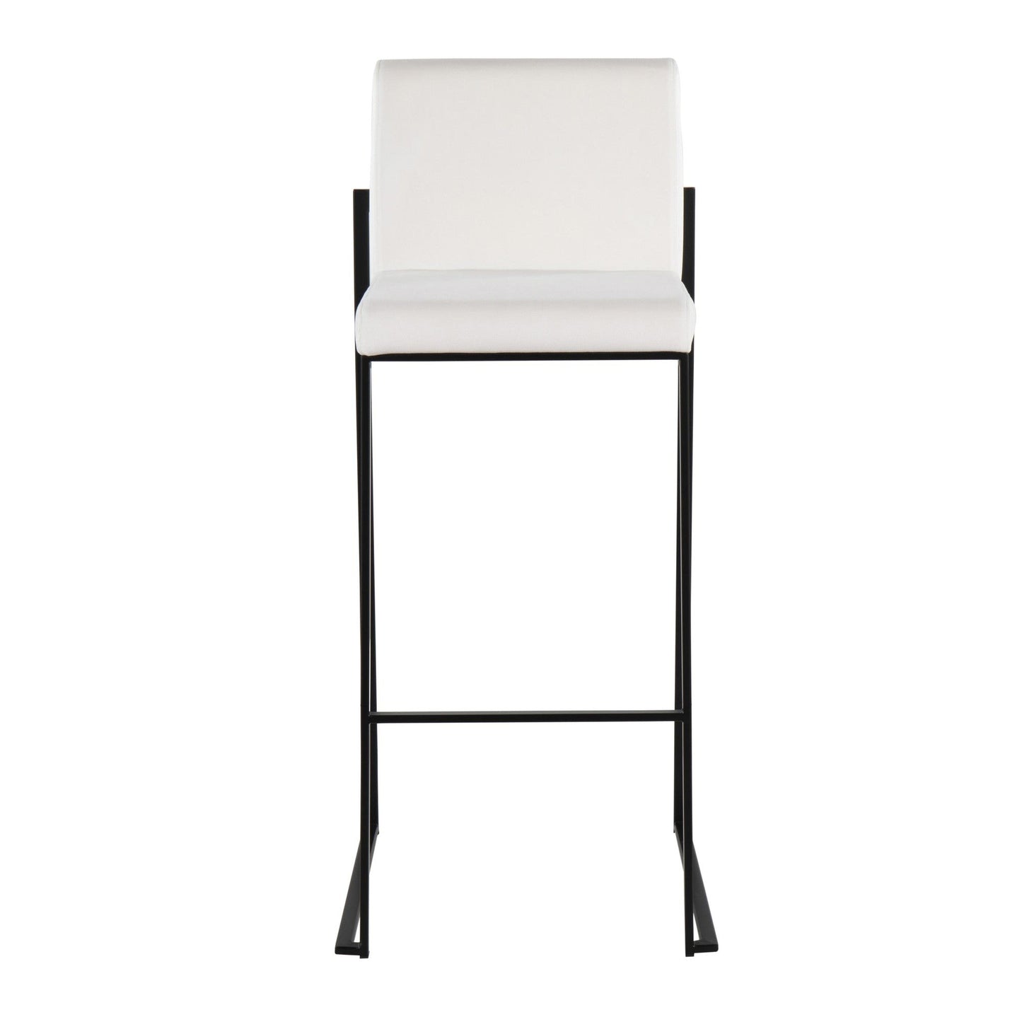 Majestic Office Furniture High Back 30" Fixed-Height Barstool - Set of 2
