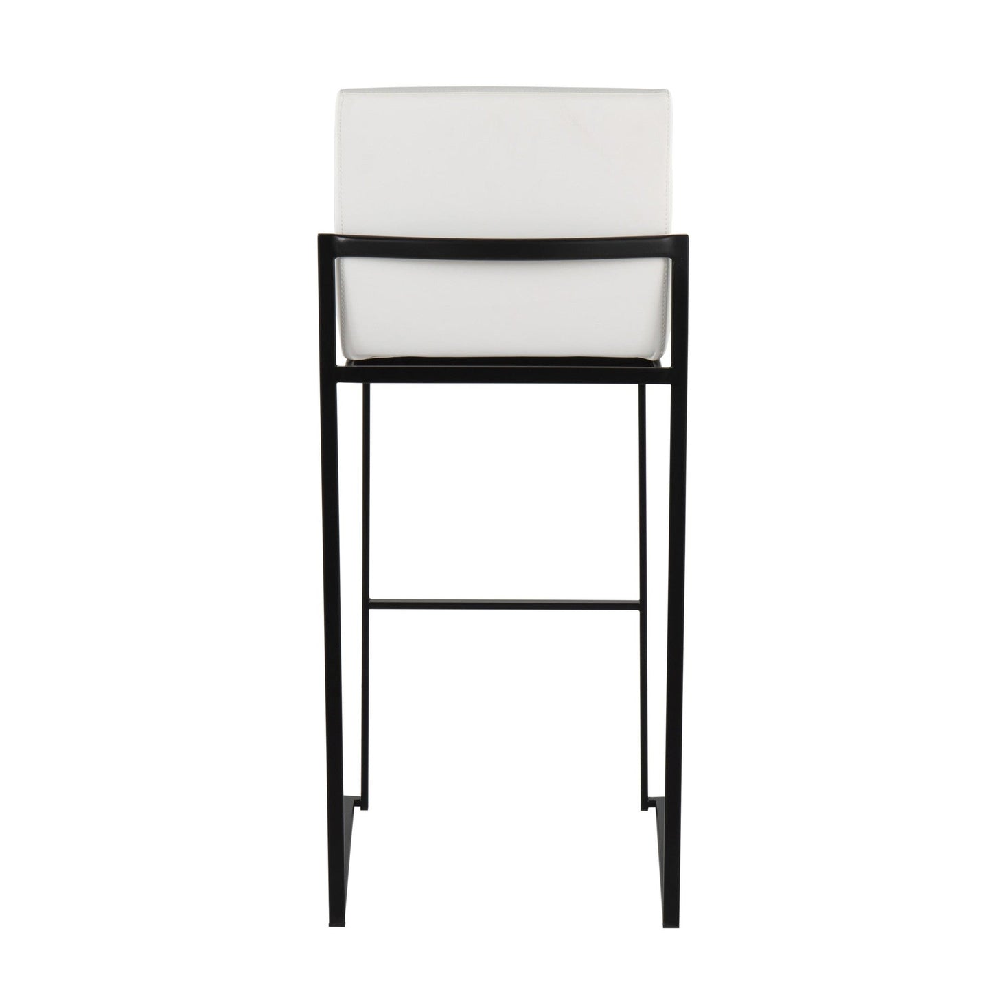 Majestic Office Furniture High Back 30" Fixed-Height Barstool - Set of 2