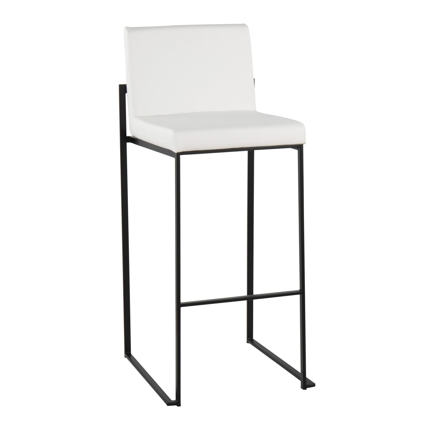 Majestic Office Furniture High Back 30" Fixed-Height Barstool - Set of 2