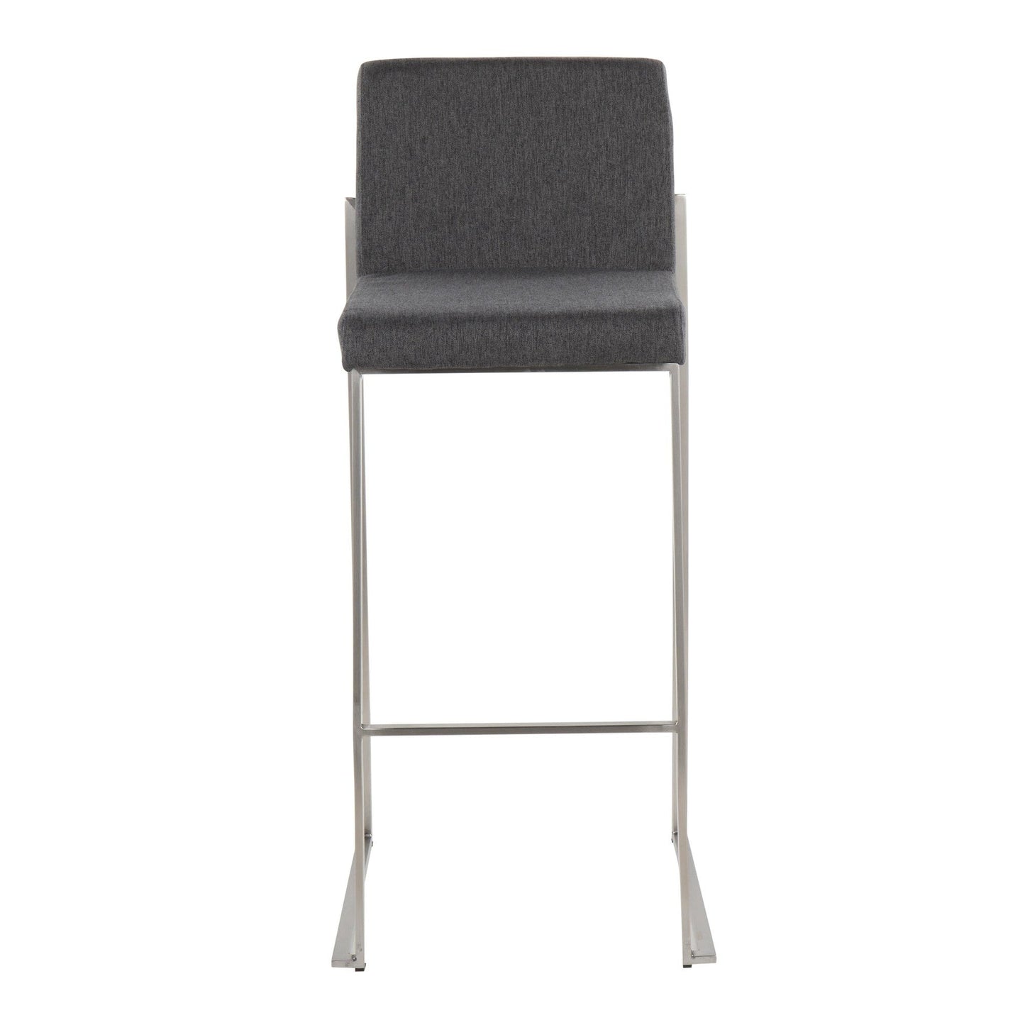 Majestic Office Furniture High Back 30" Fixed-Height Barstool - Set of 2