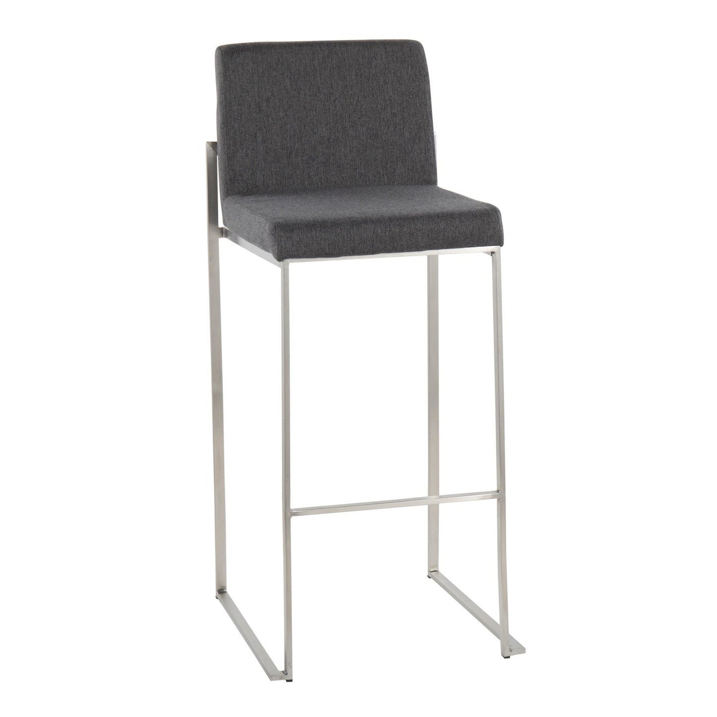 Majestic Office Furniture High Back 30" Fixed-Height Barstool - Set of 2