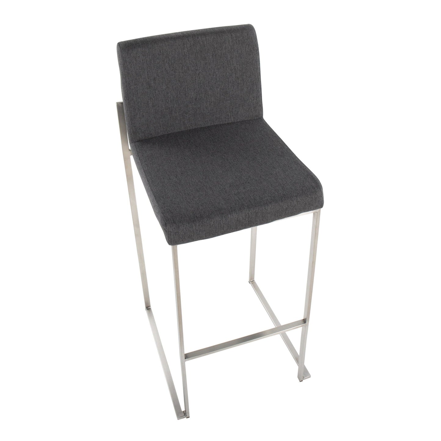 Majestic Office Furniture High Back 30" Fixed-Height Barstool - Set of 2