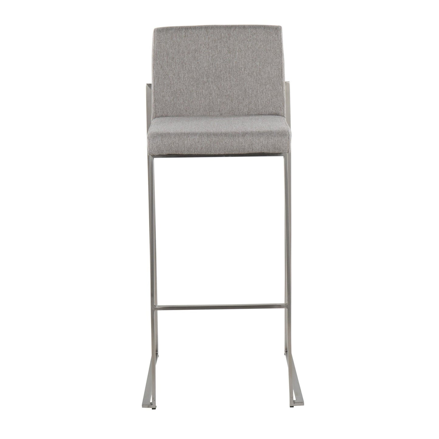 Majestic Office Furniture High Back 30" Fixed-Height Barstool - Set of 2