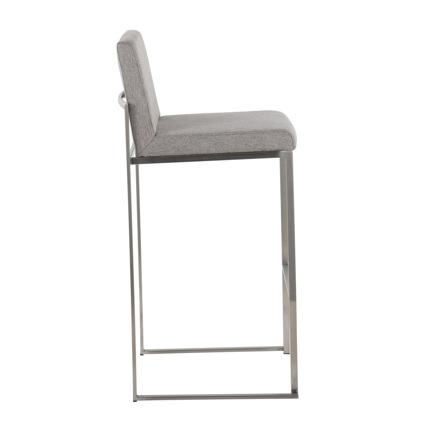 Majestic Office Furniture High Back 30" Fixed-Height Barstool - Set of 2