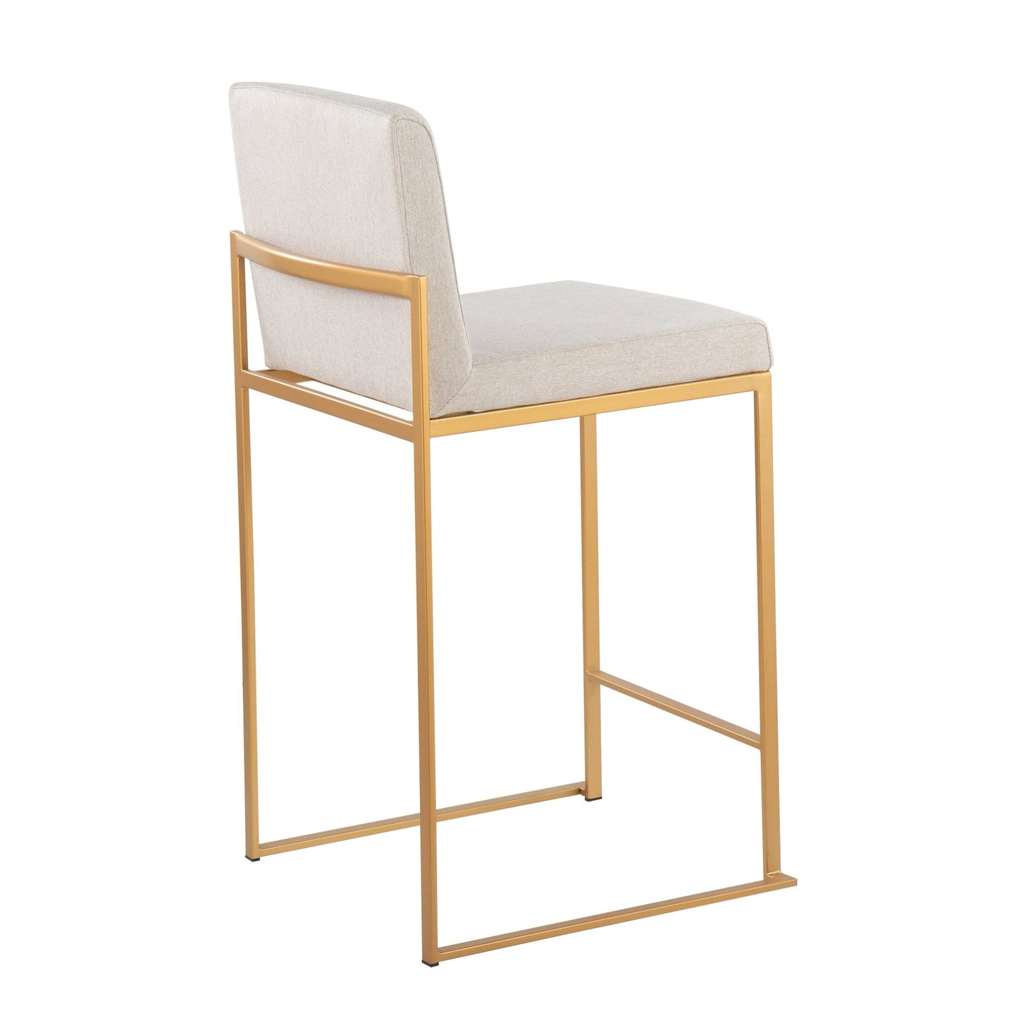 Majestic Office Furniture High Back 26" Fixed-Height Counter Stool - Set of 2