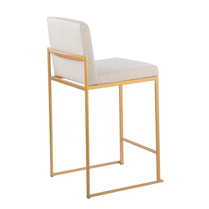 Majestic Office Furniture High Back 26" Fixed-Height Counter Stool - Set of 2