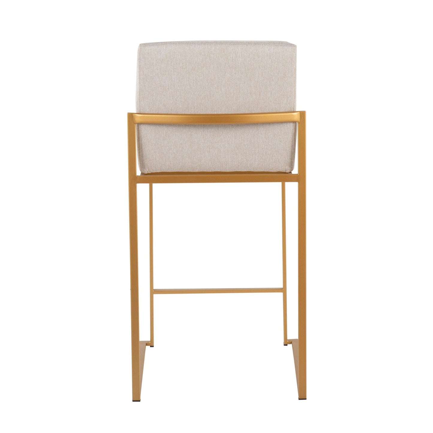 Majestic Office Furniture High Back 26" Fixed-Height Counter Stool - Set of 2